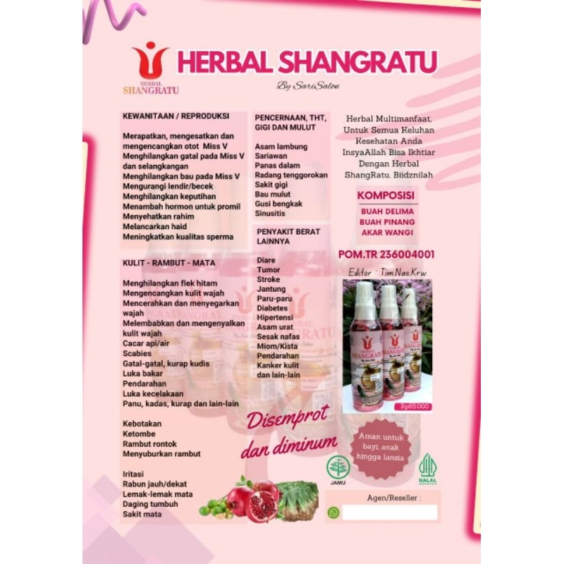 

HSR Herbal ShangRatu