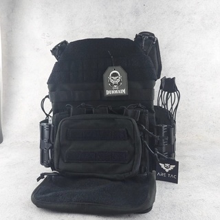 Bodyvest Rompi Tactical Durhaim Black Viper Hitam Original