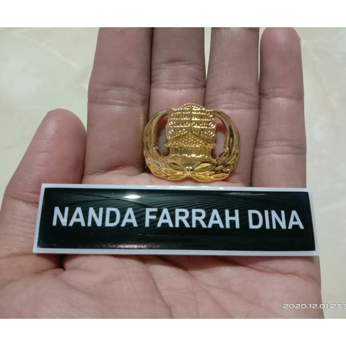 

READY STOK Paket Nametag dan Pin Korpri