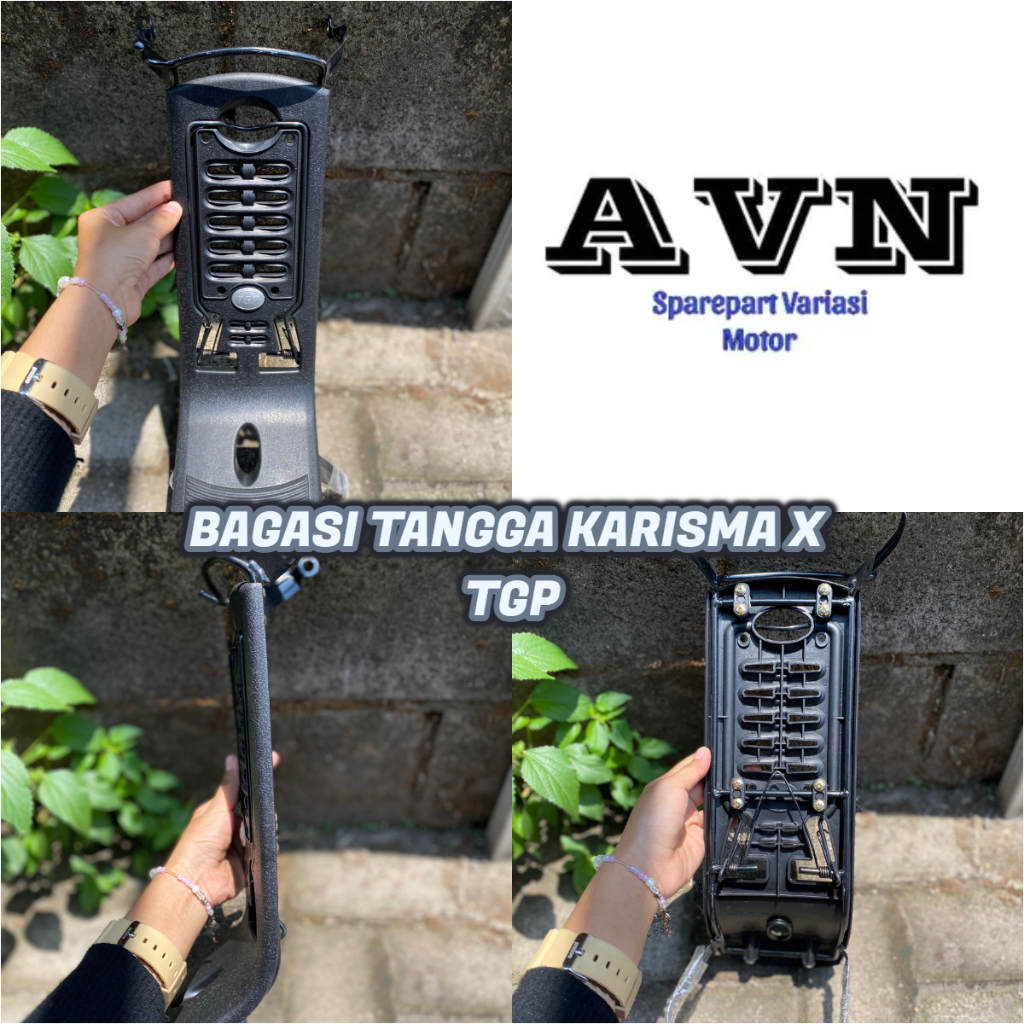 BAGASI TANGGA DUDUKAN TENGAH KARISMA X TGP || BAGASI TENGAH BAGASI TANGGA KARISMA X MERK TGP