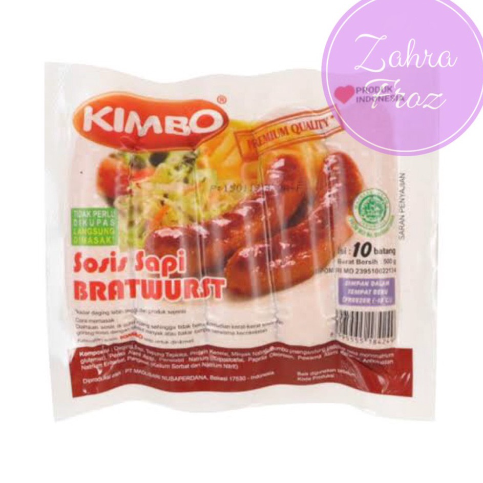 

PROMO SALE KIMBO SOSIS BRATWURST 5 GR ISI 1