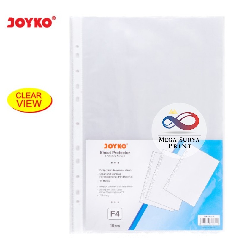 

Joyko 10 Sheet Protector F4 / Folio