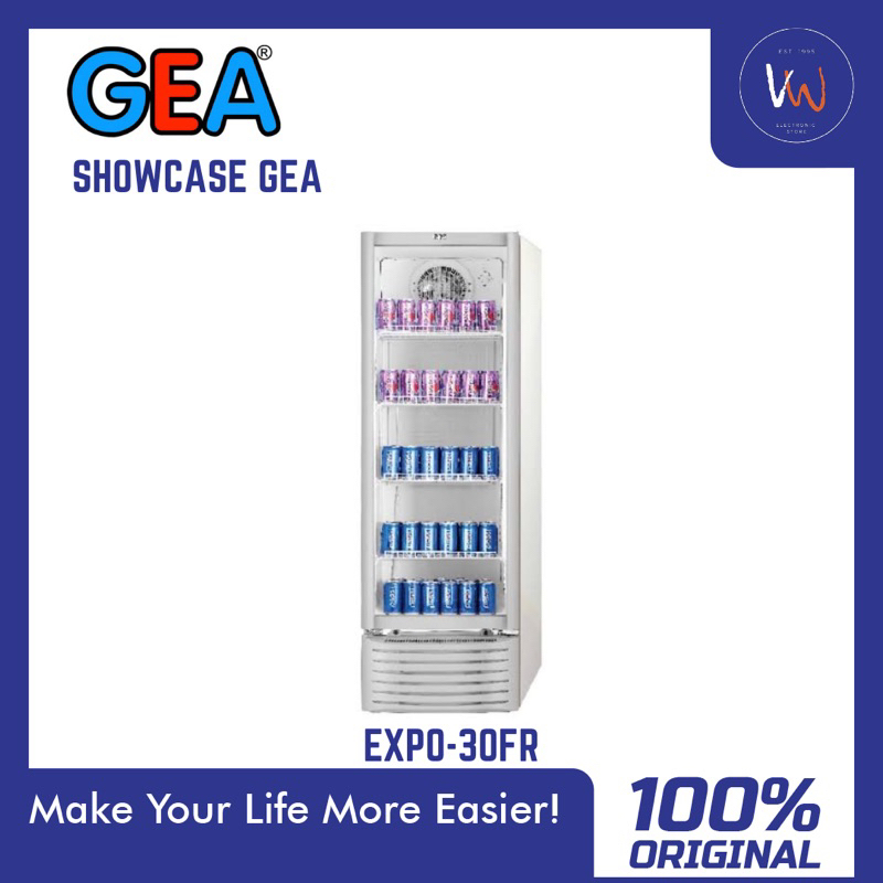 Showcase Gea EXPO-37FR 5 Rak / Pendingin Minuman / Pendingin makanan