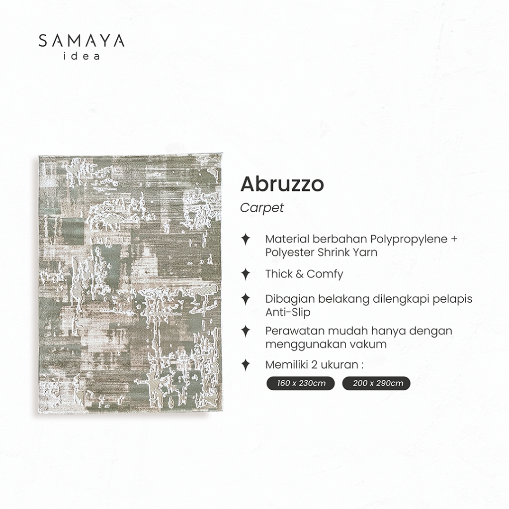 Karpet Lantai | Karpet Lantai Ruang Tamu | Karpet Ruangan Kualitas Premuim | ABRUZZO CARPET