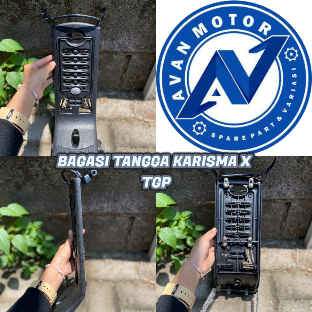 BAGASI TANGGA BAGASI JEPIT KARISMA X TGP || DUDUKAN BAGASI TENGAH BAGASI TANGGA KARISMA X TGP