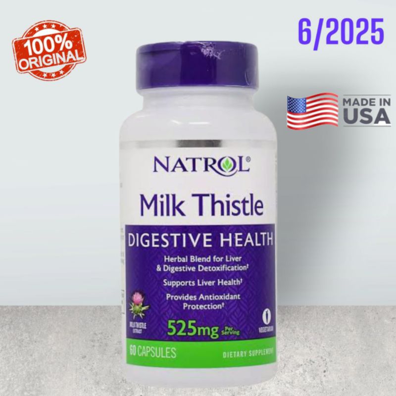 

Natrol Milk Thistle 525 mg 60 Capsules