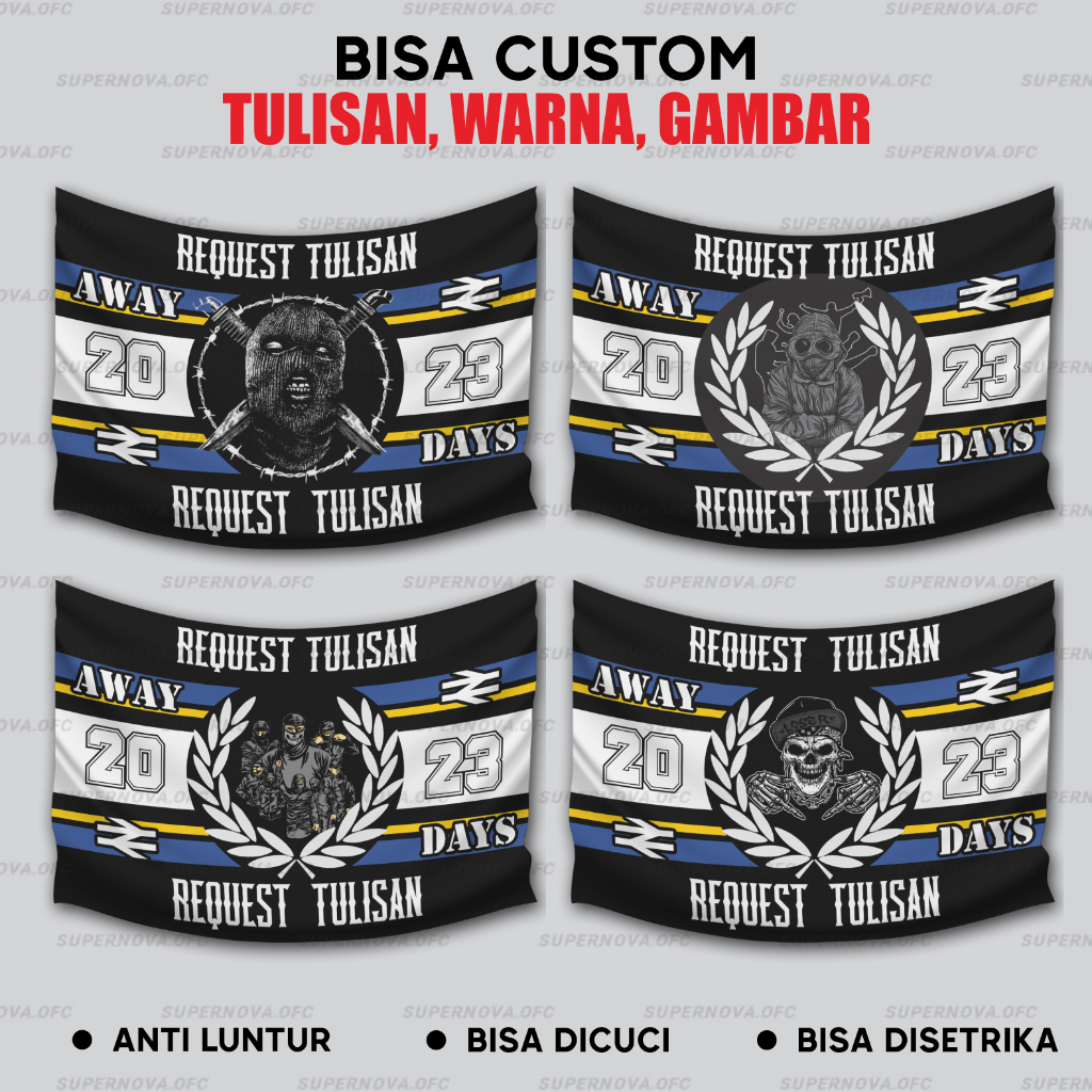 BENDERA BASIS SUPORTER JUMBO BEBAS REQUEST | BENDERA KOMUNITAS | BENDERA ULTRAS #H
