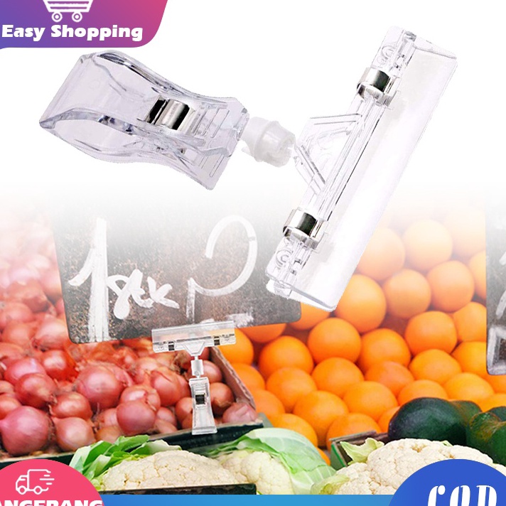 

HOT 5pcs Jepitan Harga TransparanPenjepit Harga Price Tag 11cm Jepitan Harga ObralPrice Tag