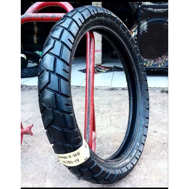 ban bekas limbah moge shinko e705 trail master 110/80-19