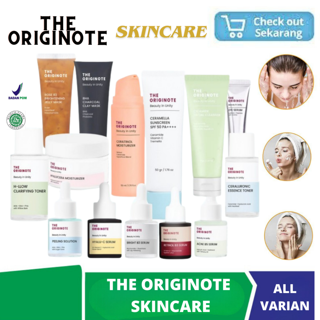 𝗧𝗢𝗞𝗘𝗞𝗔𝗦𝗜𝗠𝗨𝗥𝗔𝗛 - Skincare Bpom | The Originote Serum Retinol | Originote Moisturizer Pelembab Wajah [