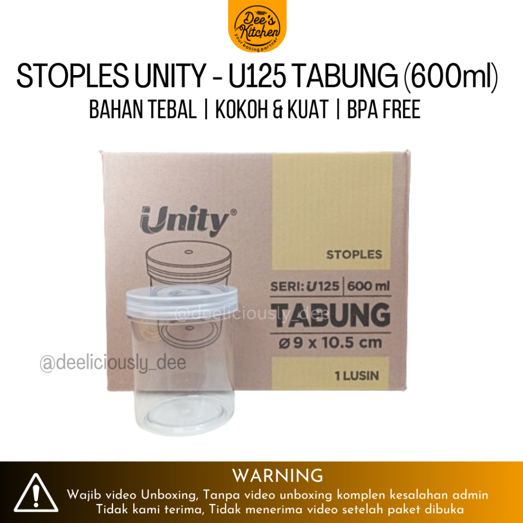 [Lusin 12pcs] STOPLES UNITY U125 (Tabung Ulir 600ml)