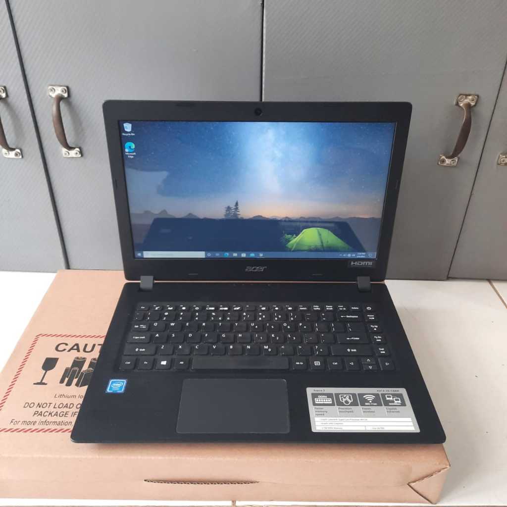 Laptop Acer Aspire 3 A314-32, Intel Celeron-N4000, Ram 4Gb / 1Tb Hdd, UHd Graphics 600, Seri Baru, S