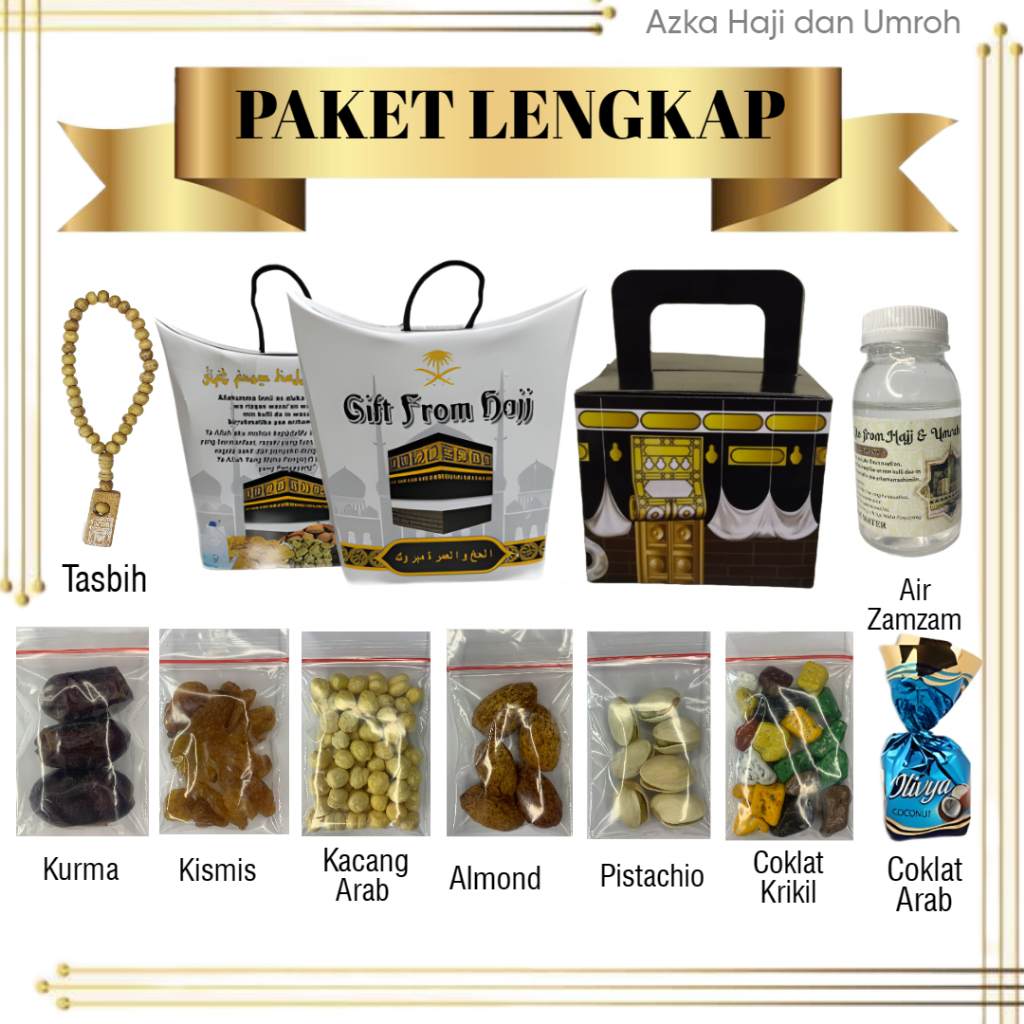 

OLEH OLEH HAJI DAN UMROH HARGA EKONOMIS HALAL PAKET LENGKAP