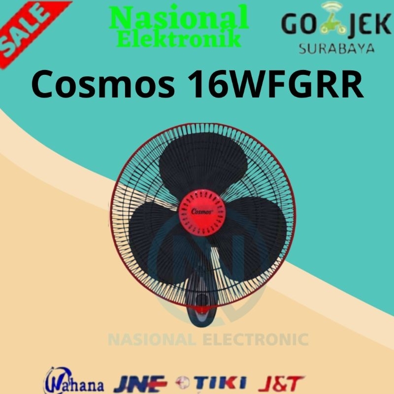 Kipas angin cosmos 16wfg rr, wall fan cosmos 16wfgrr/ kipas angin dinding cosmos 16wfg rr/ kipas tem