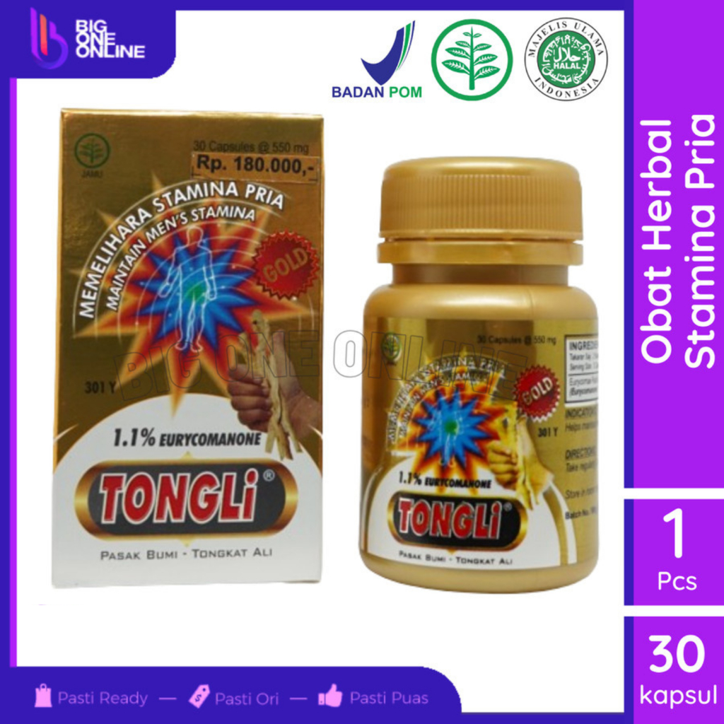 TONGLI GOLD Borobudur Herbal, Membantu Memelihara Stamina Pria Dewasa