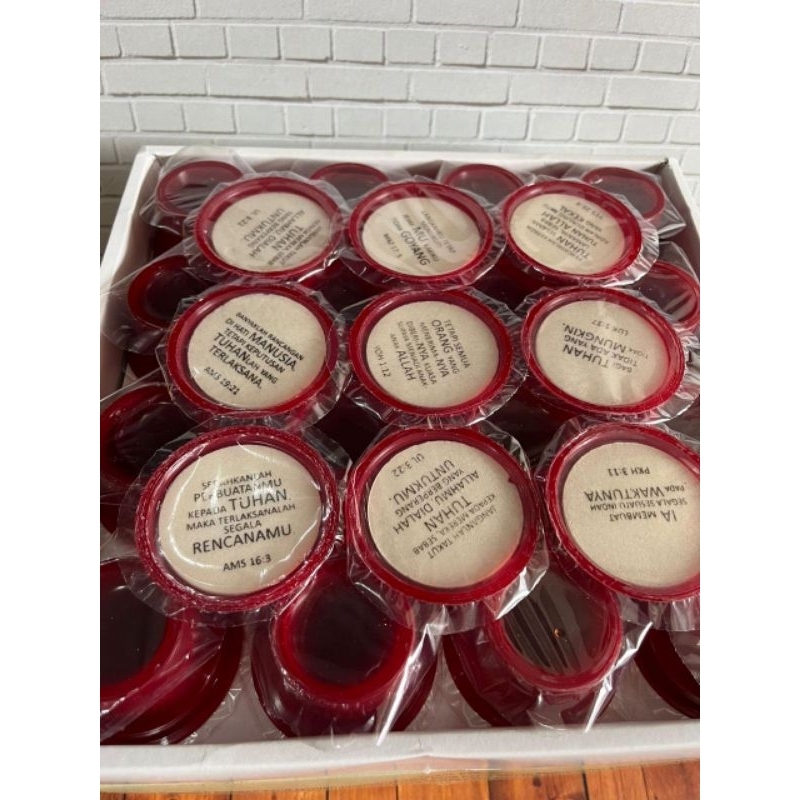 

new ANGGUR + hosti ayat besar PERJAMUAN KUDUS ISI 200