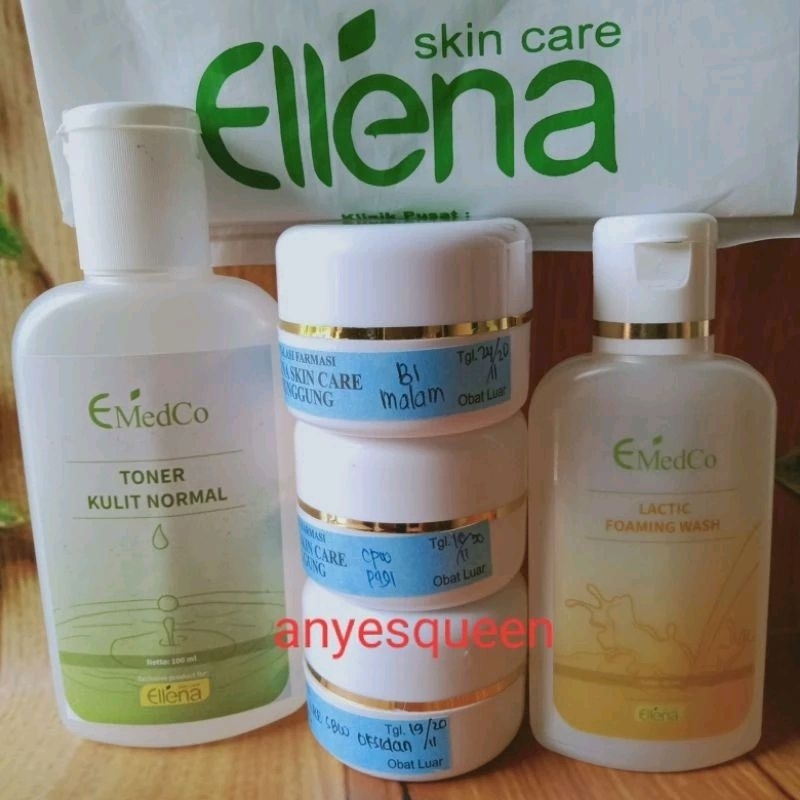 Ellena skincare paket glowing1. cream malam