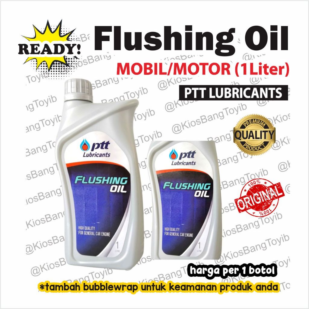 PTT Lubricant Flushing Oil Mobil Motor 1Liter (LIVE)