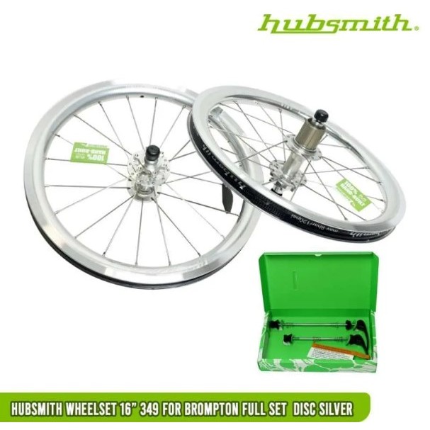 HUBSMITH Wheelset 16" 349 Fnhon FR 100/135 DISC SILVER 11 Speed