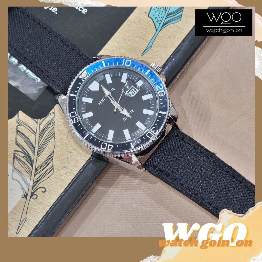 Watch Goin' On x Jam Tangan Pria Army Sports 6826 NEW