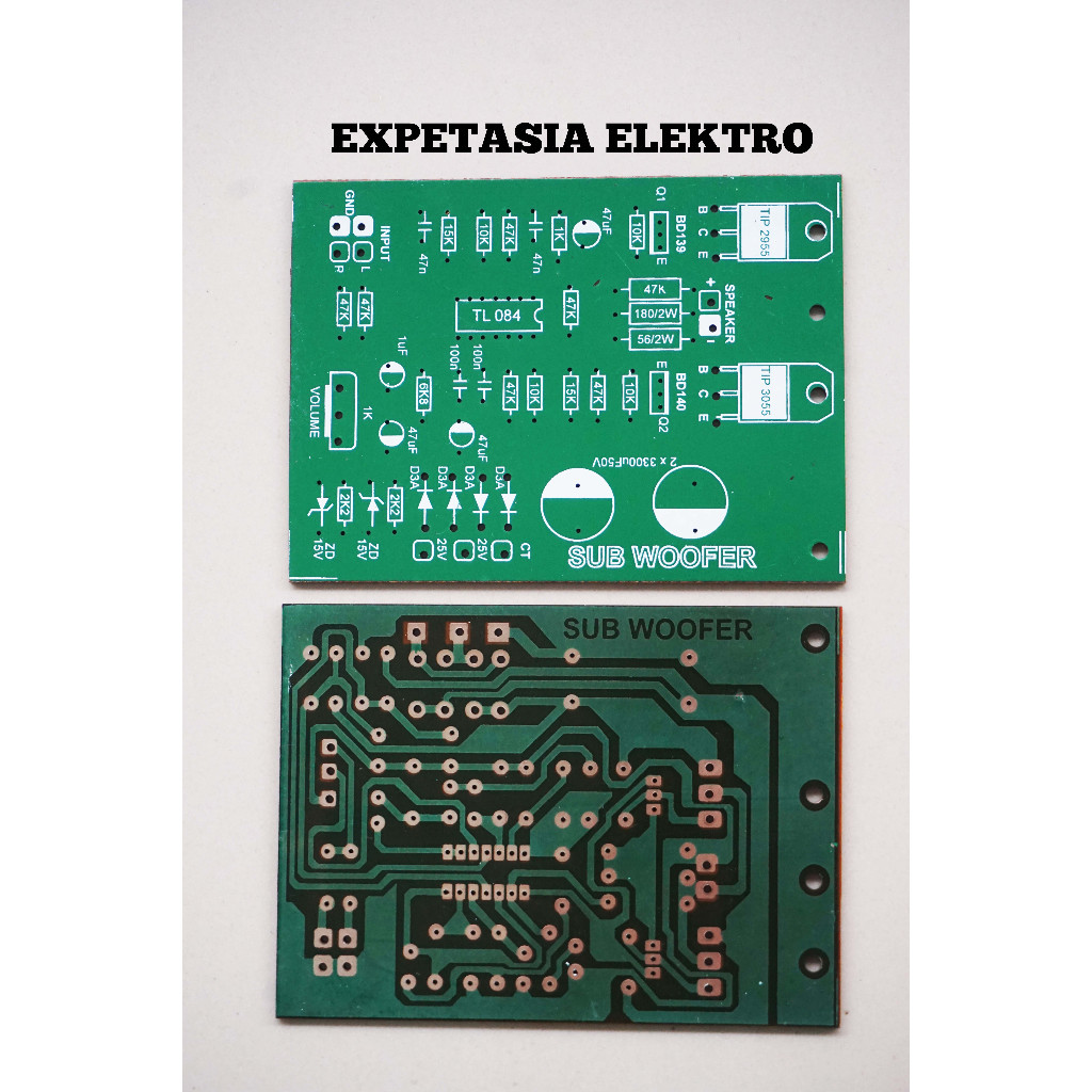 PCB SUB WOOFER IC TL084