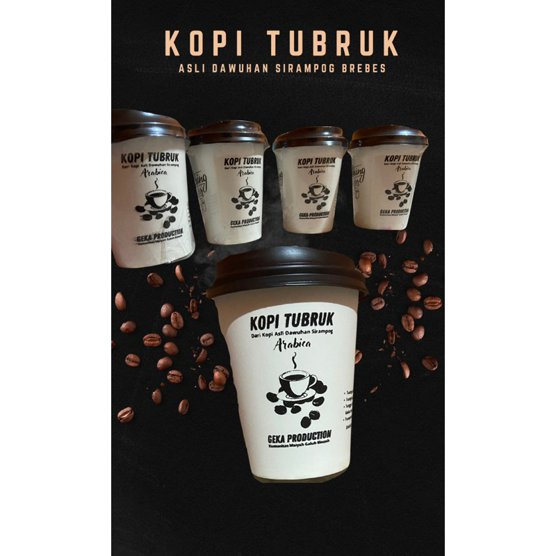 

Kopi Tubruk Arabica By GEKA 15gr (Kopi+Gula+Krimer)