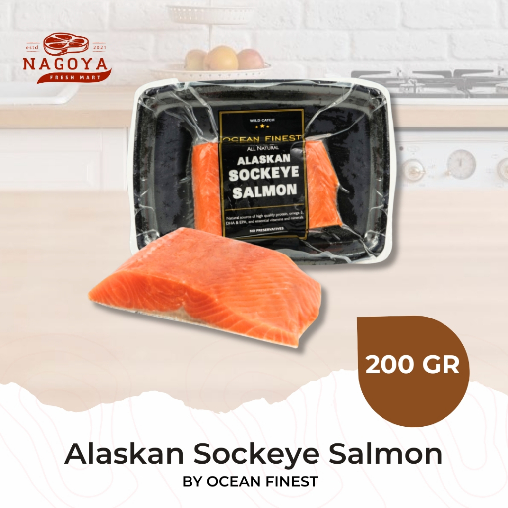 

Alaskan Sockeye Wild Salmon Fillet - Frozen