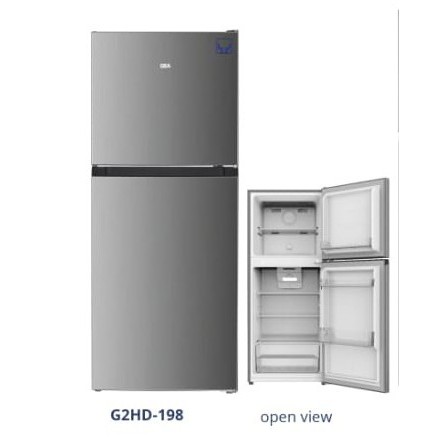 GEA G2HD-198 Kulkas Rumah 2 Pintu INOX G2HD-198 / G2HD 198 / G2HD198