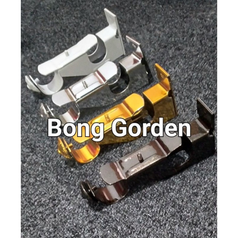 BRACKET KAKI DOUBLE REL / RAIL / BATANG GORDEN / KAKI GORDEN / GORDEN