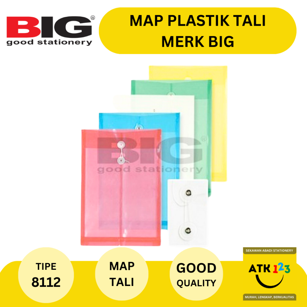 

Map Tali Plastik Folio Merk BIG No. 8112