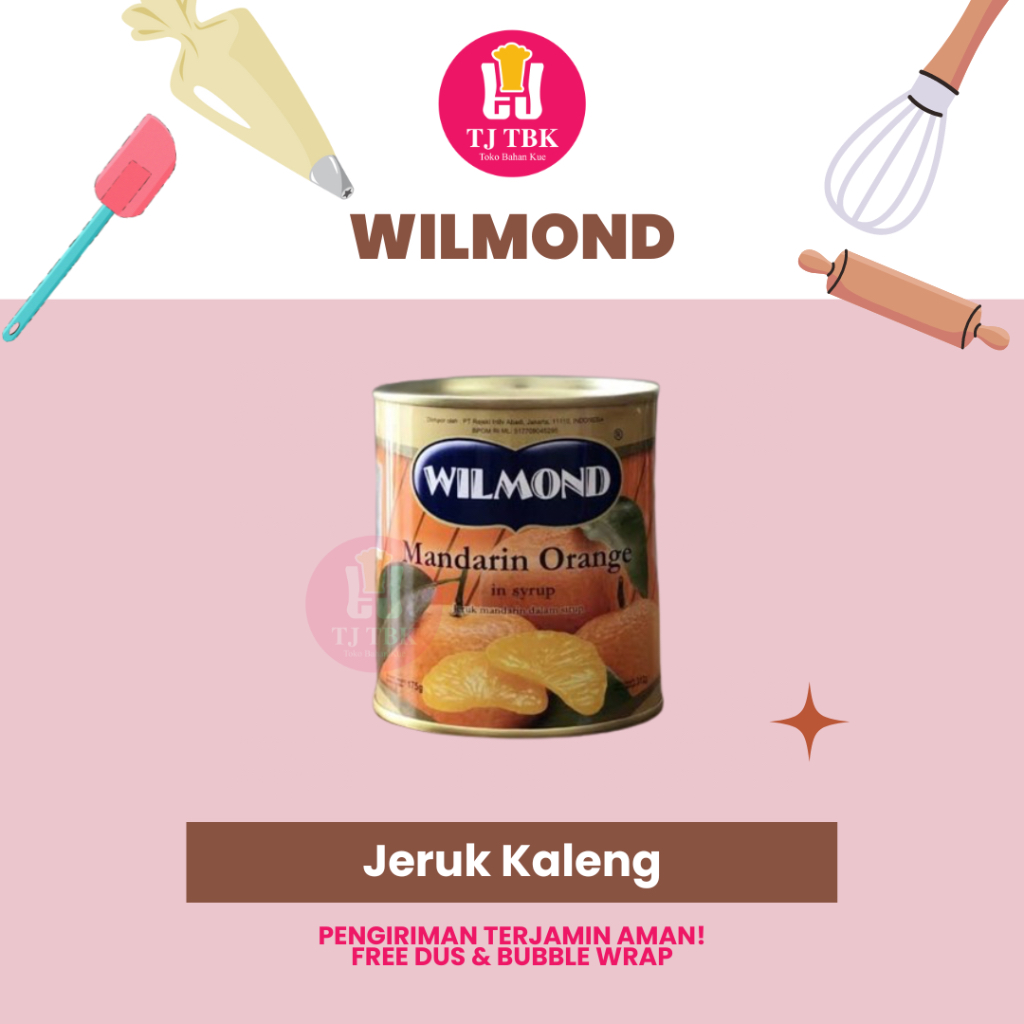 

Wilmond Mandarin Orange (Jeruk Kaleng) 312gr | Topping Buah, Pudding, Pie Toko Bahan Kue TJ