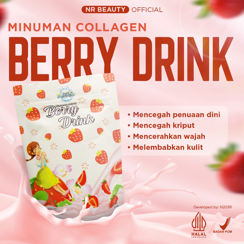N203R Minuman Collagen Berry Drink NR Beauty 55gr