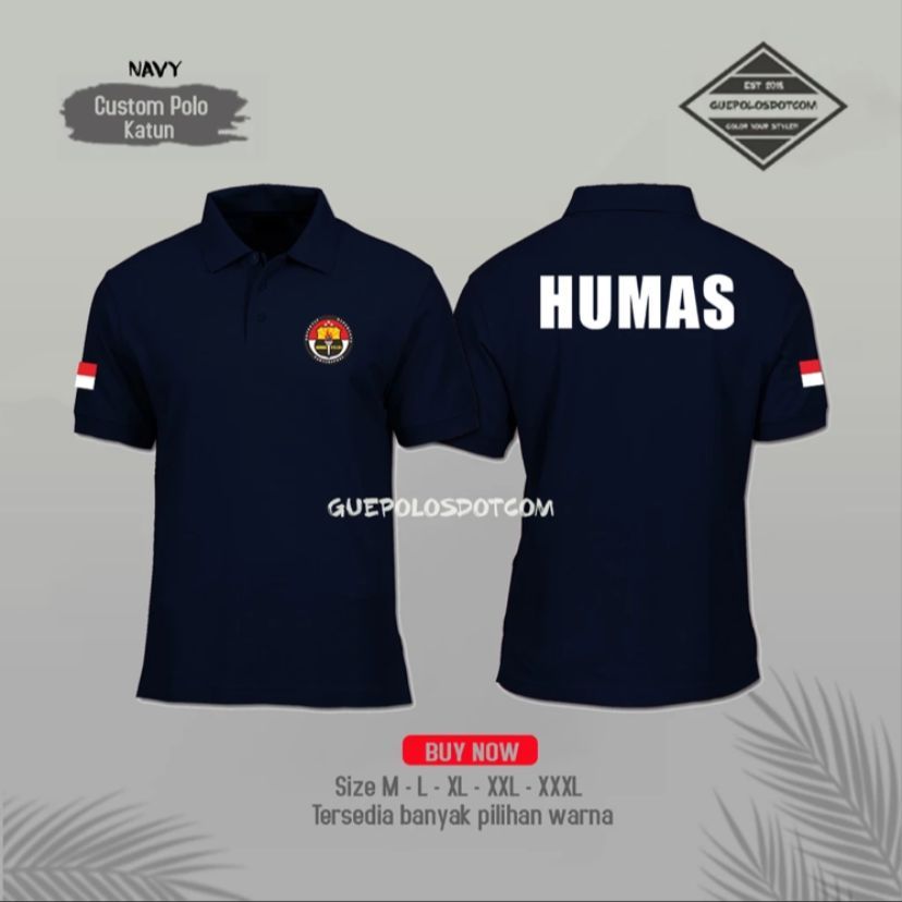 Poloshirt - Kaos Polo Humas Polri Indonesia Terbaru Murah Distro - POLO KERAJ POLRI BAJU KERAH