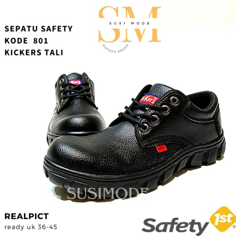 Sepatu Septy |Sepatu Safty Pria |Sepatu Safty Ujung Besi |Sepatu Safet - 39