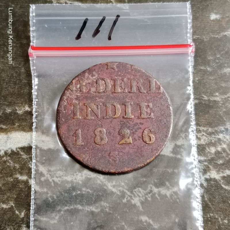 KVLK111 Koin Nederl indie uang Jaman Belanda