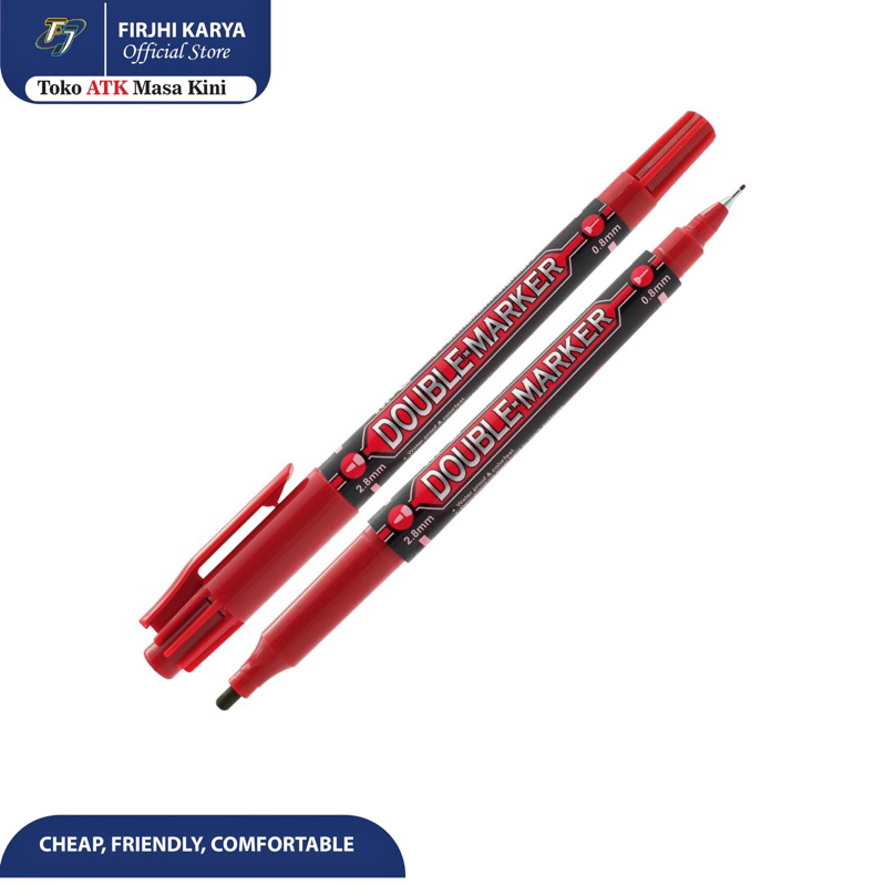 

Double side permanent marker 0.8mm/2.8mm - M&G