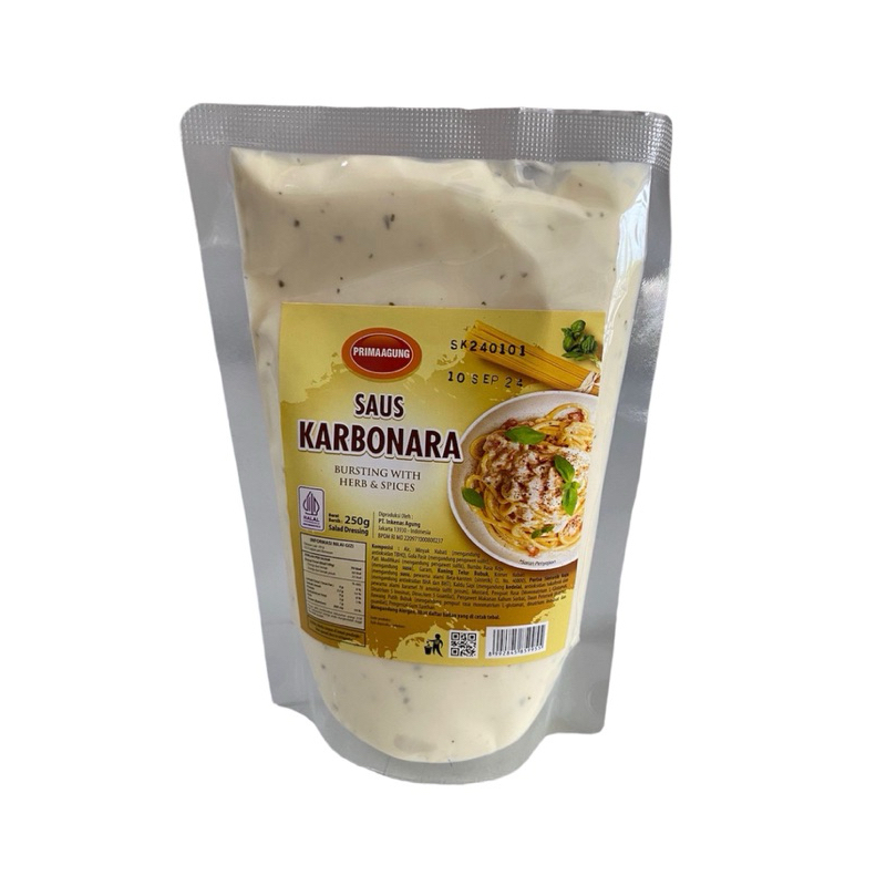 

Saus Karbonara 250gr Prima Agung
