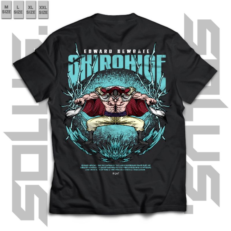 T-shirt Edward Newgate Shirohige - One Piece Anime