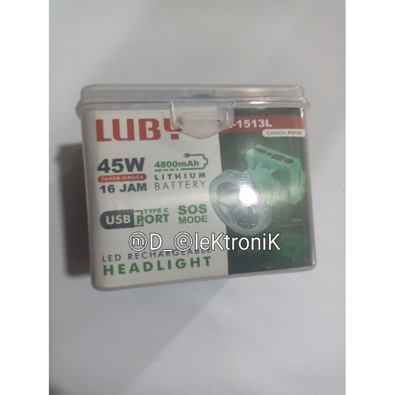 Senter kepala Luby 45watt L-1513L