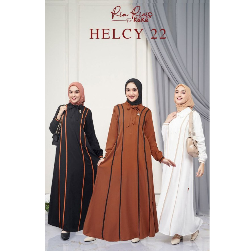 Gamis Dewasa Keke Ricis Helcy 22 LIMITED | Ricis Helcy 22 | Gamis Dewasa Ricis Helcy 22 | Gamis Dewa