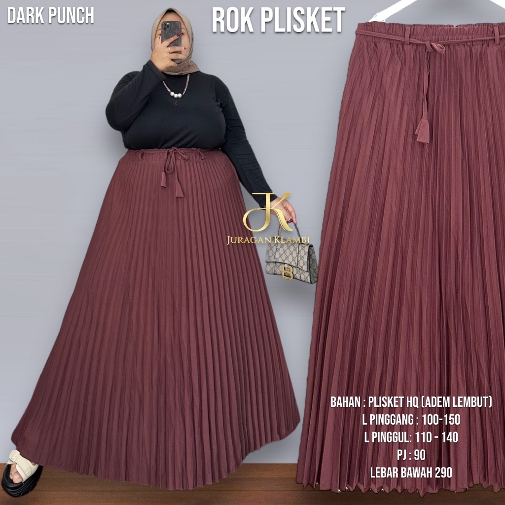 Readystock Plisket Kulot dan Rok Jumbo Free Bross By Juragan Klambi
