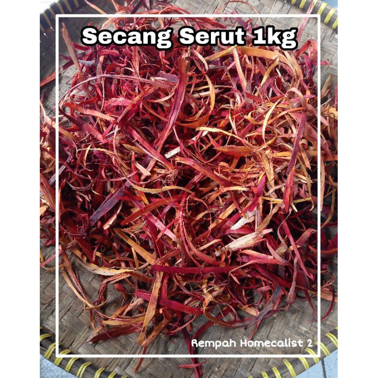 

BAYAR DITEMPAT Secang Serut 1kg Kayu Secang Asli Sappan Wood