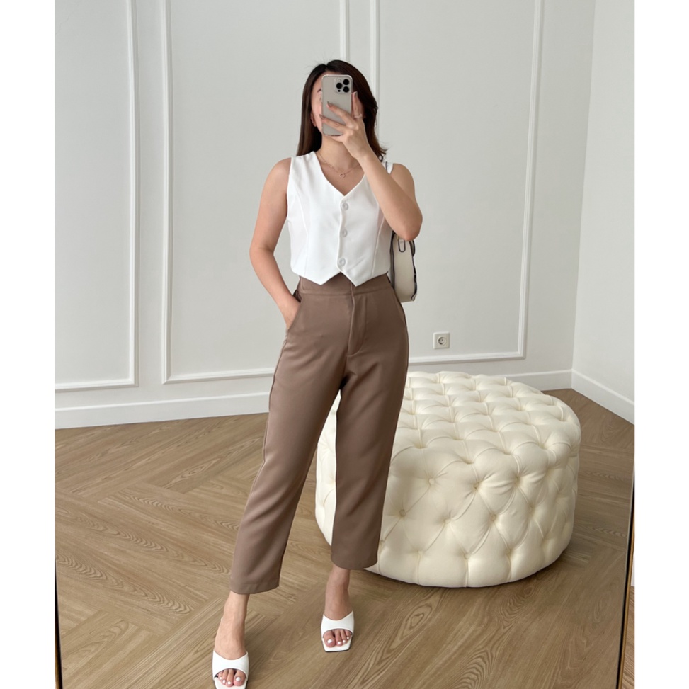 PENJUALAN CEPATBEST SELLER Canary Jennie Vest Top  Atasan Wanita  Blouse