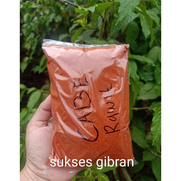 

ORIGINAL Bubuk cabe rawit merah setan asli 25 gram