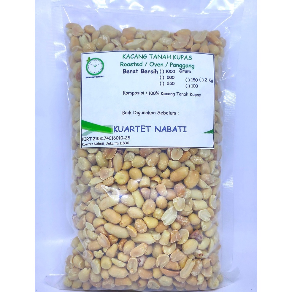 

SUPER DISKON 5gr Roasted Kacang Tanah Kupas Oven Panggang Rasa OriginalAsin Ukuran Kecil Sedang Besar