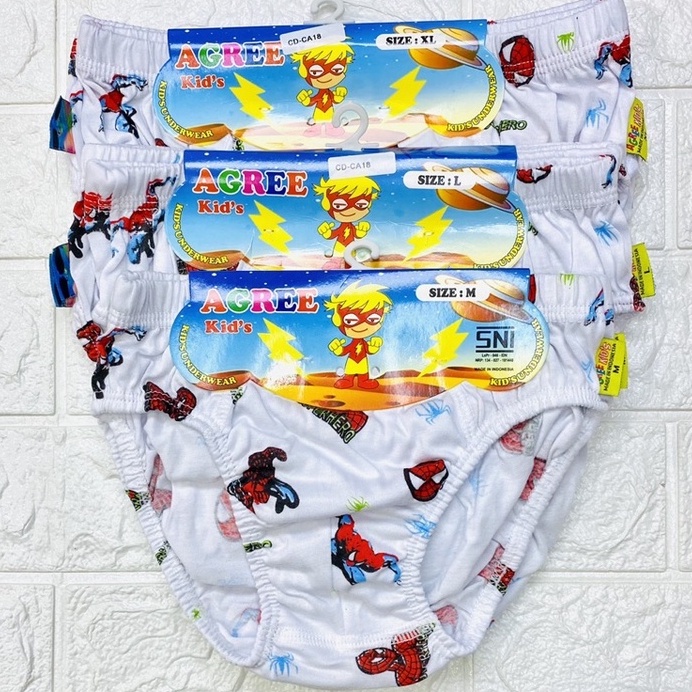 SALE CELANA DALAM AGREE KIDS CA18 SPIDERMAN