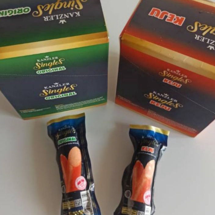 

Terbaru 1 BOX KANZLER SINGLES SOSIS BAKSO ISI 12 PCS 1 DUS 1 LUSIN