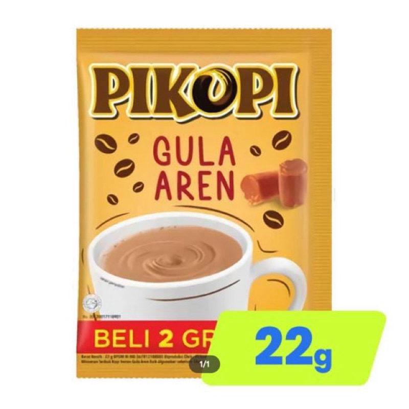 

Pikopi Kopi Gula Aren 22g Isi 15 Sachet