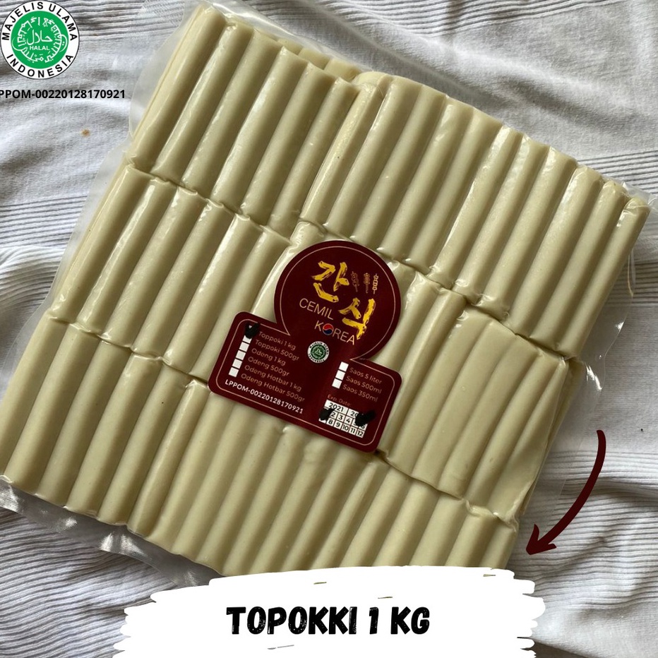

GROSIR Tteokbokki Topokki Topoki Toppoki ukuran 1kg