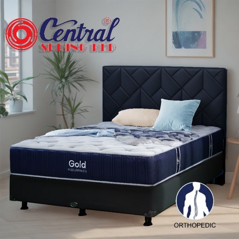 CENTRAL - GOLD Posturematic, Springbed Orthopedic dengan matras yang keras